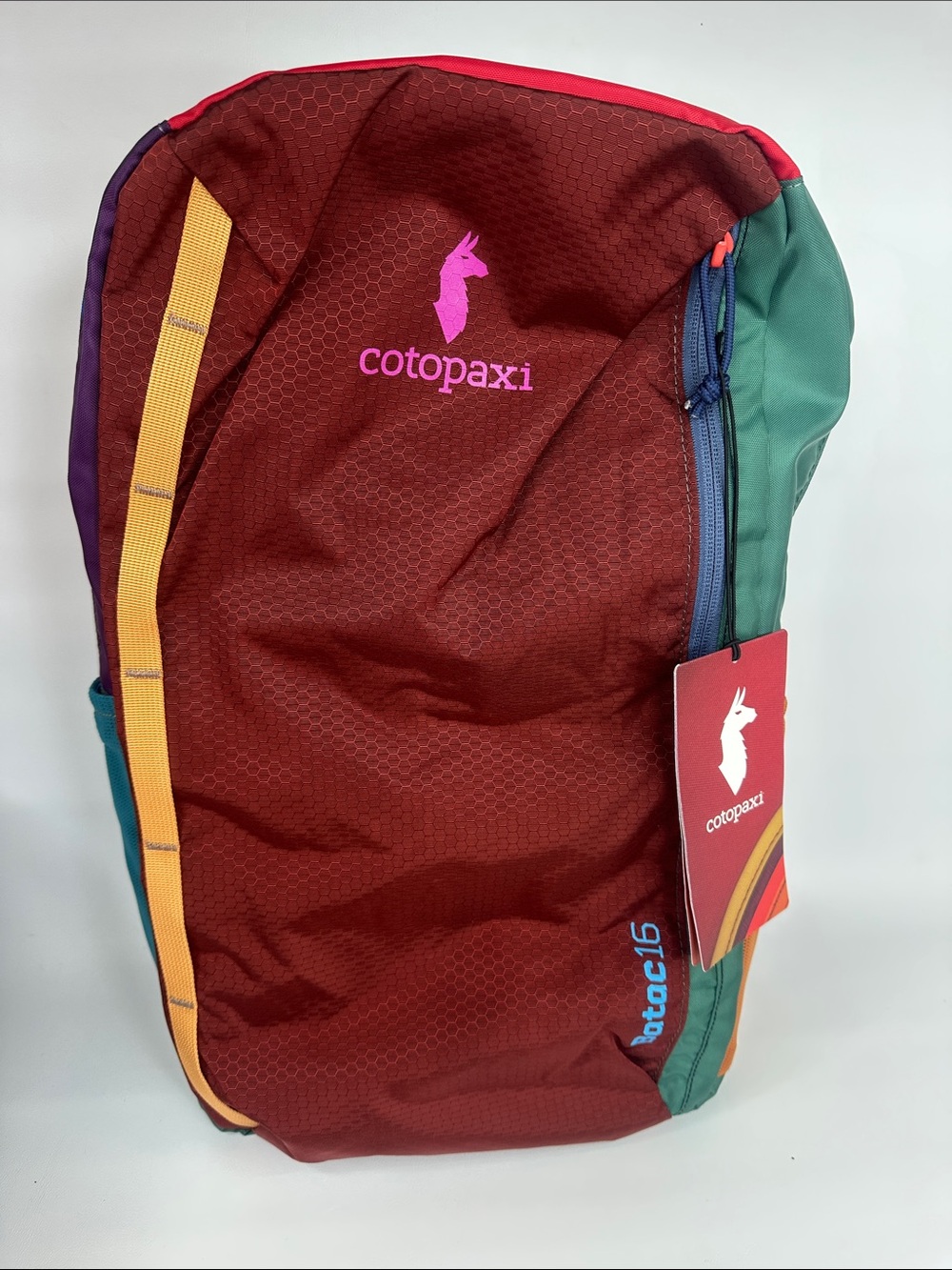 Cotopaxi Batac Del Día 16L Backpack One-of-a-Kind Multicolor Lightweight Daypack